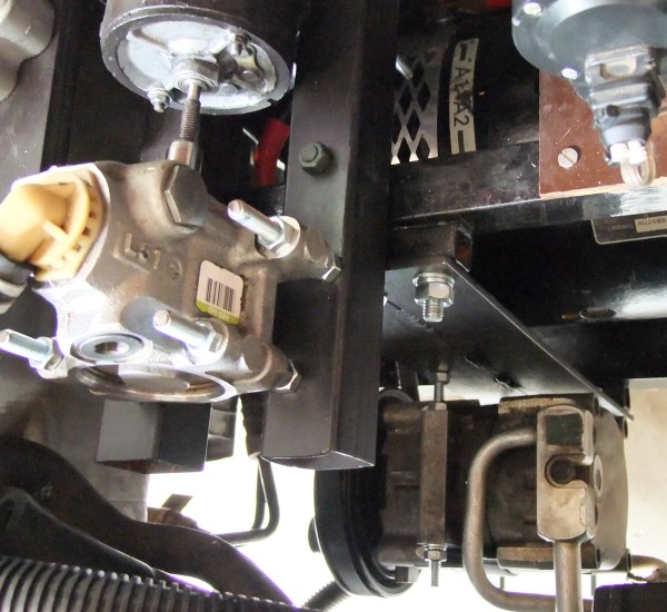 Compressor Fitted to Frame